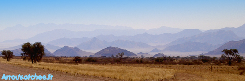 paysage namibie